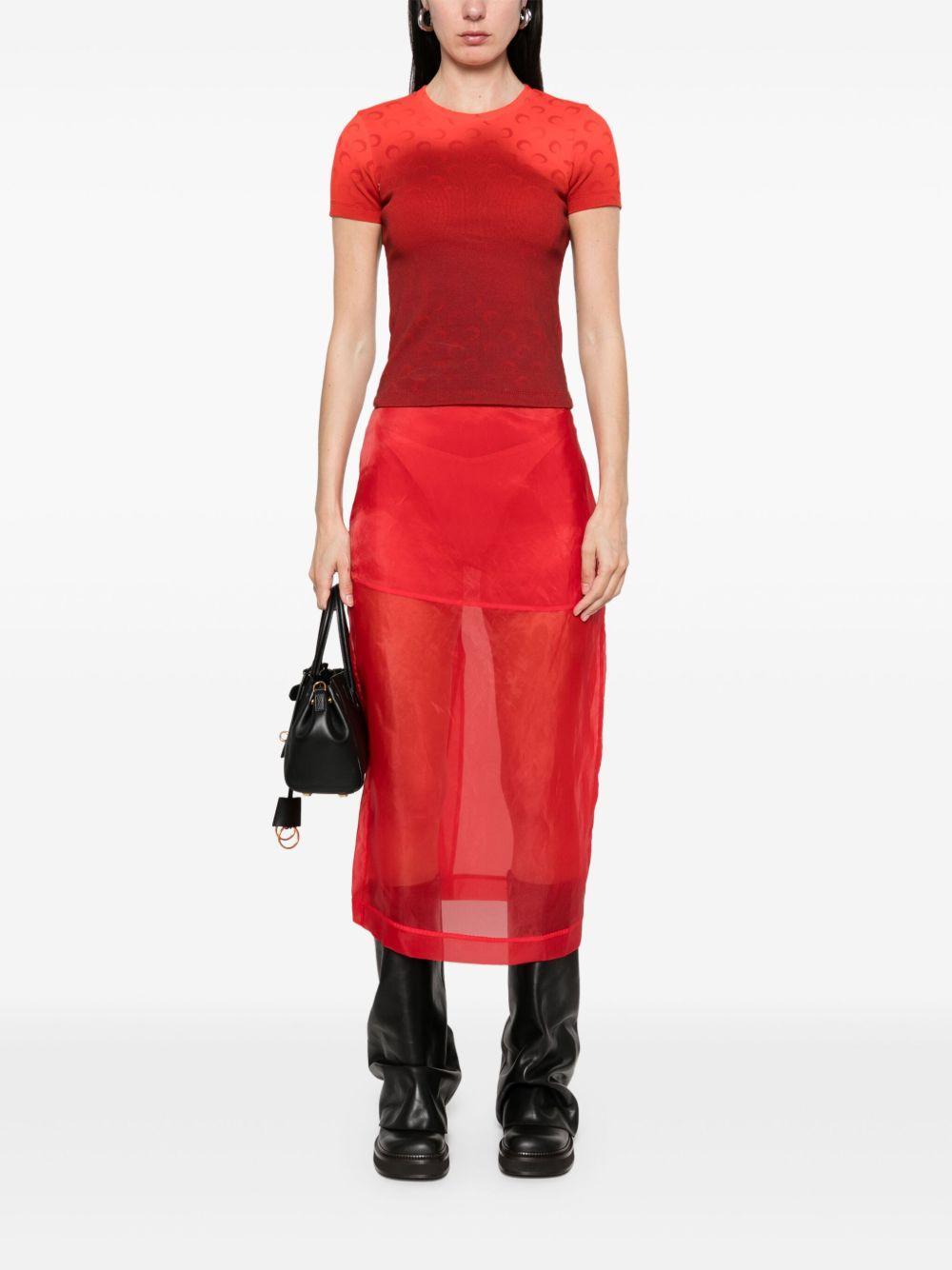 Moon faded T-shirt Product Image