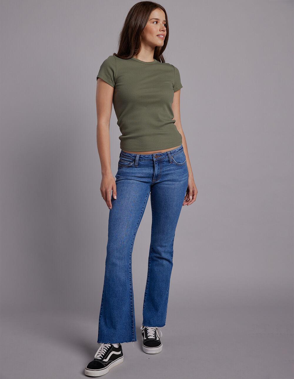 RSQ Womens Low Rise Flare Jeans Product Image