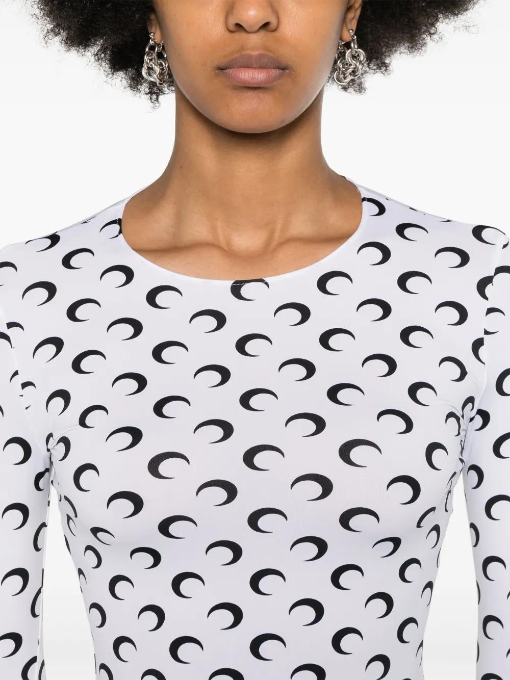 Crescent Moon-print T-shirt Product Image