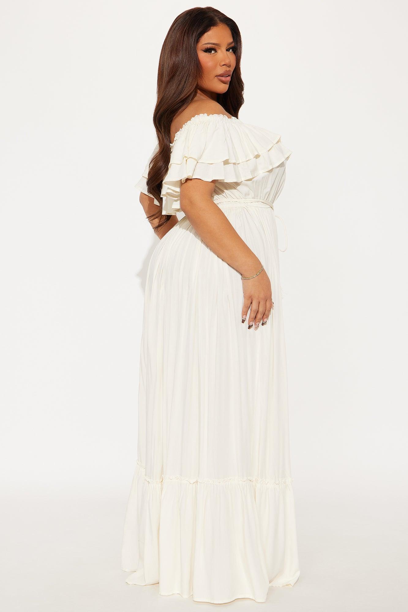 Caribbean Beauty Maxi Dress - Ivory Product Image