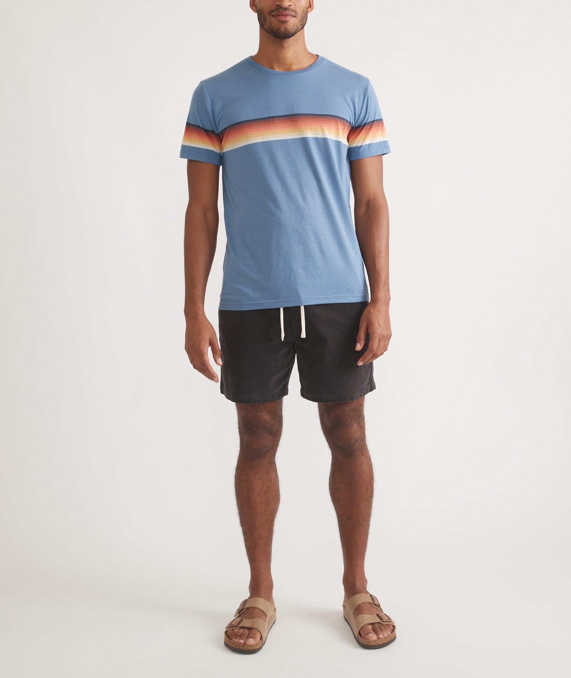 Signature Crew Stripe Tee Product Image