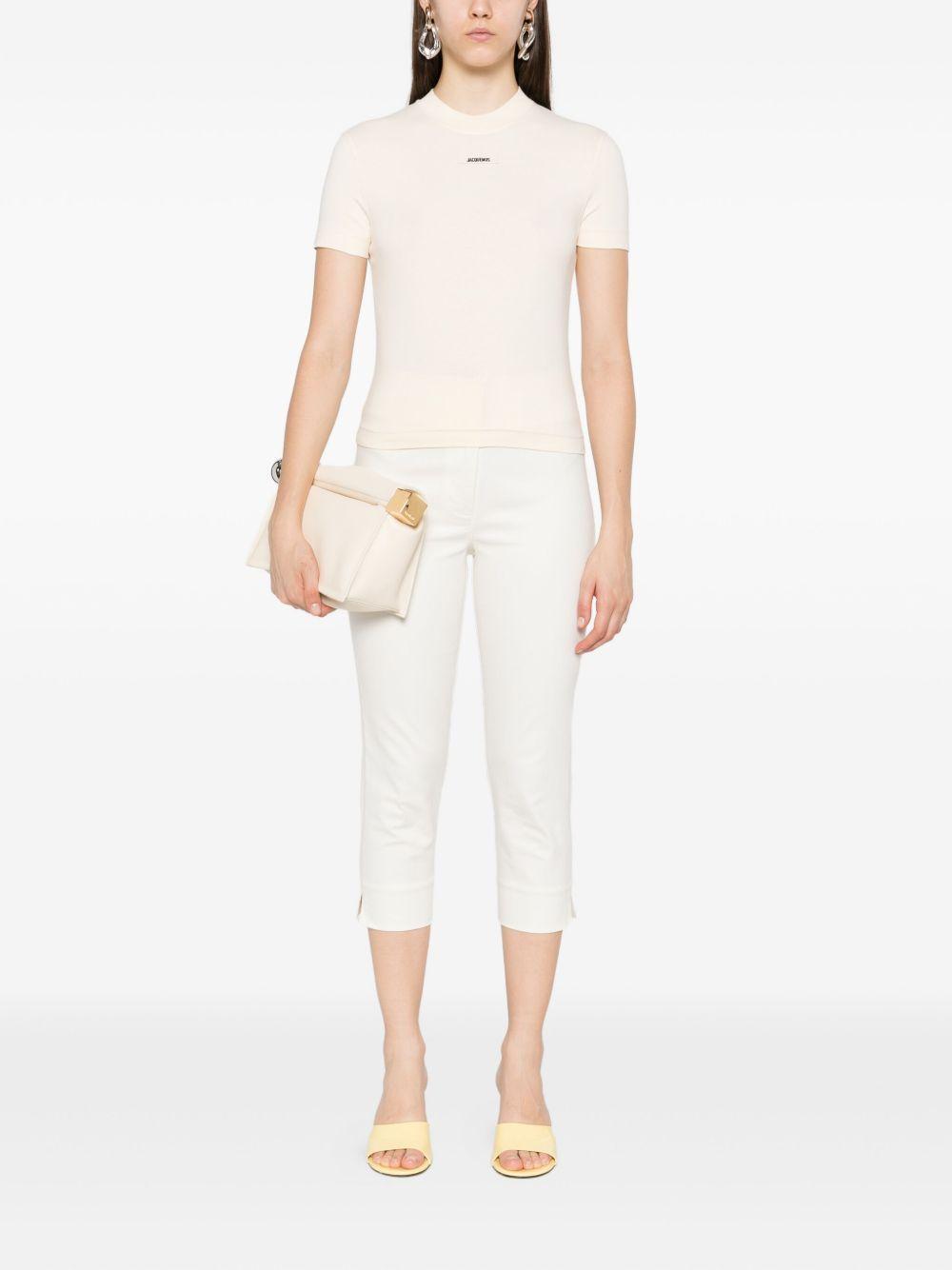 logo-plaque cotton T-shirt Product Image