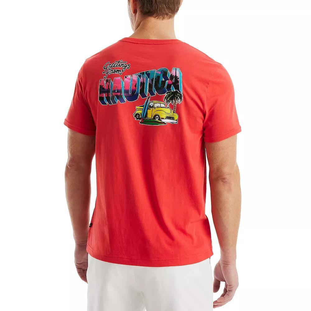 Men's Nautica Graphic T-Shirt, Size: Large, Postcard Product Image