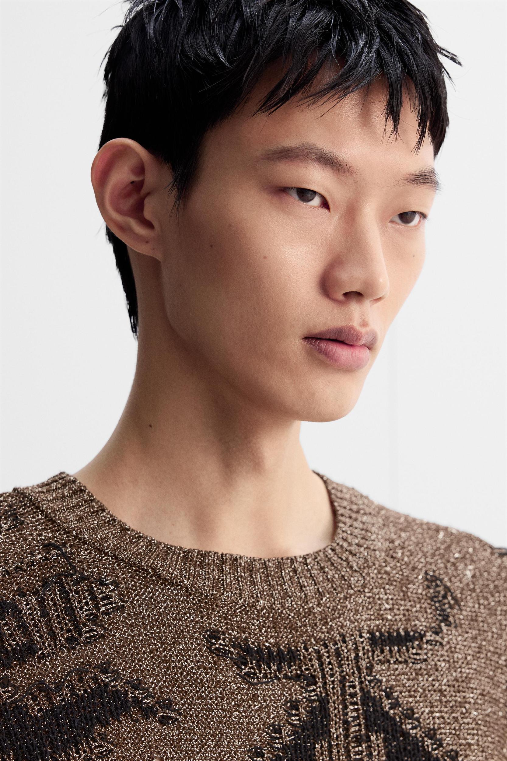 SHINY OPEN KNIT SWEATER LIMITED EDITION Product Image