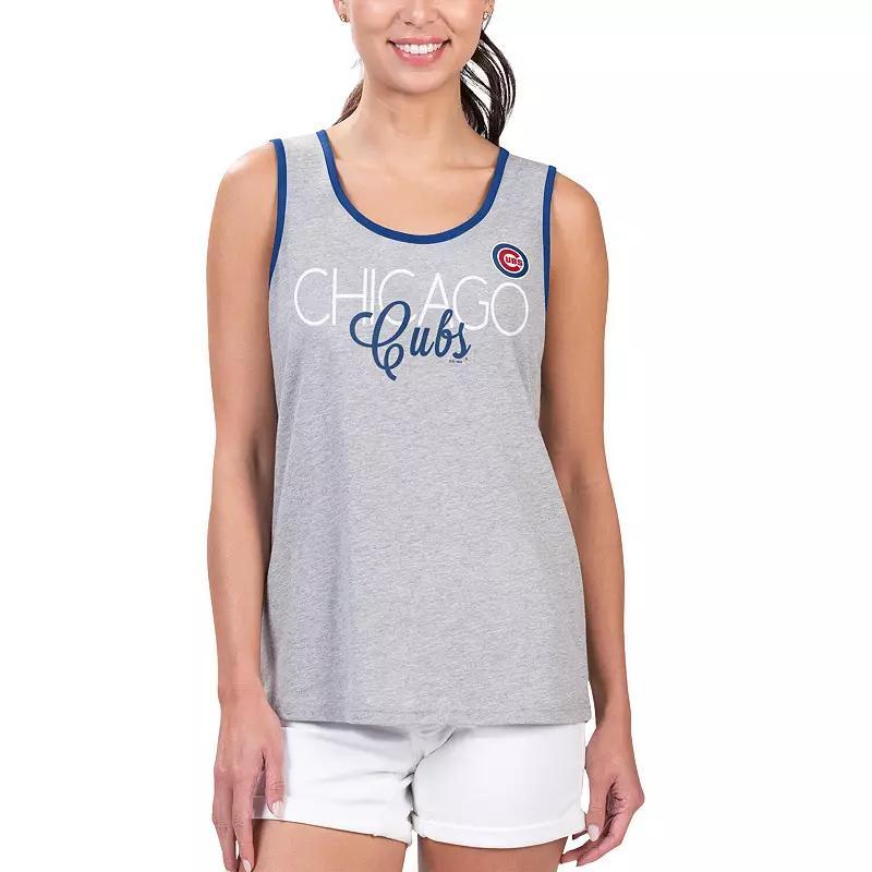 Womens G-III 4Her by Carl Banks Gray San Francisco Giants Fastest Lap Tank Top Product Image