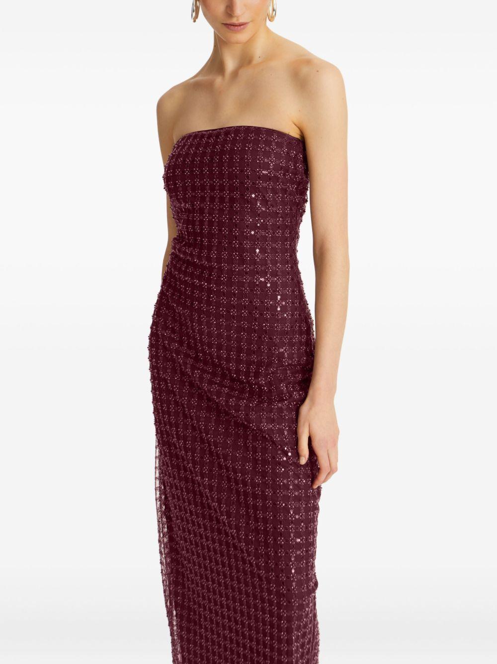 sequin-embellished maxi dress Product Image