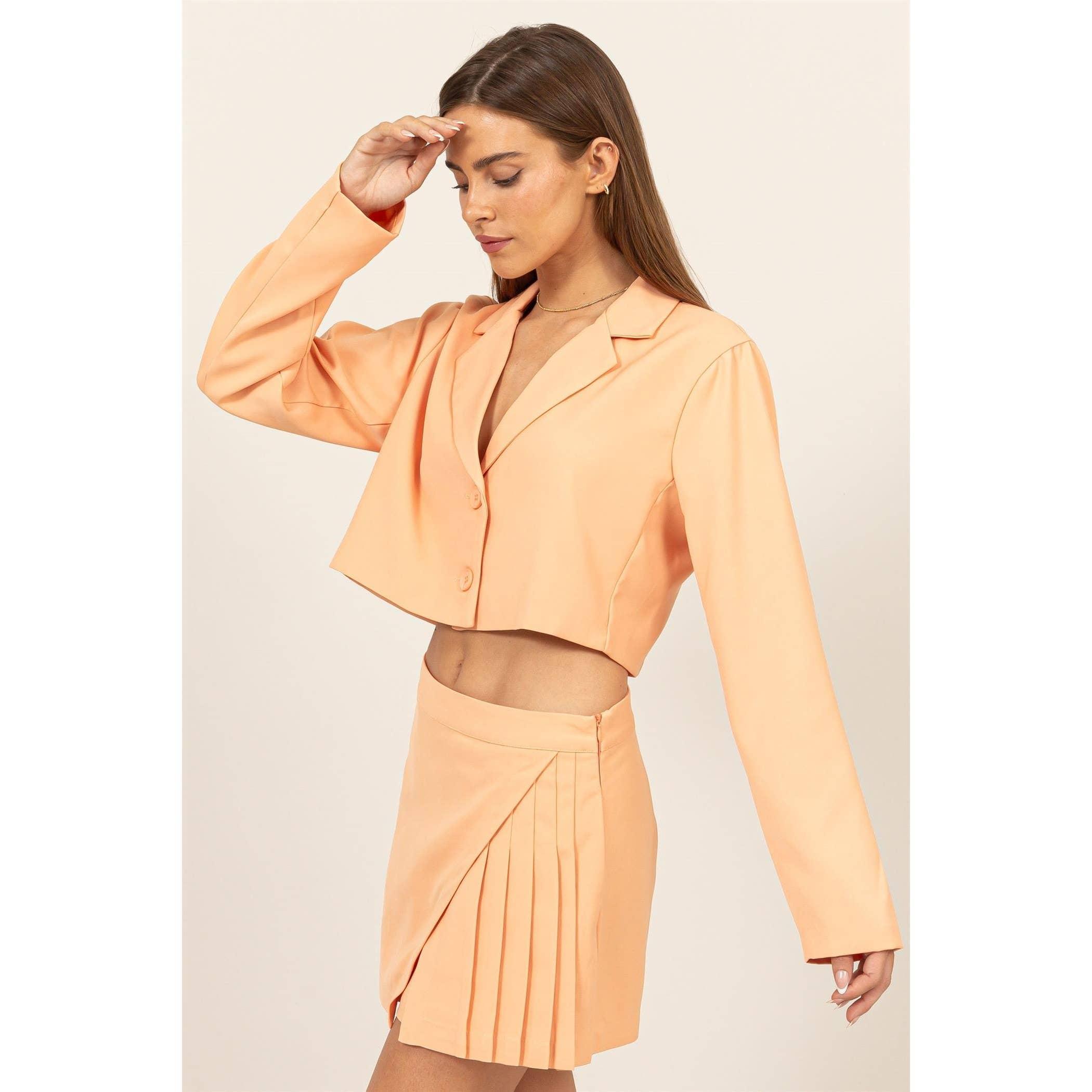 Peach Crop Blazer Product Image