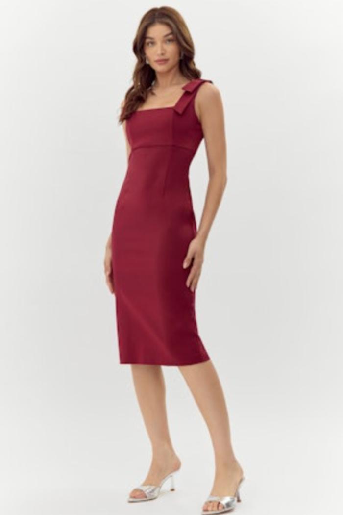 "Karissa" Shoulder Tie Dress Product Image