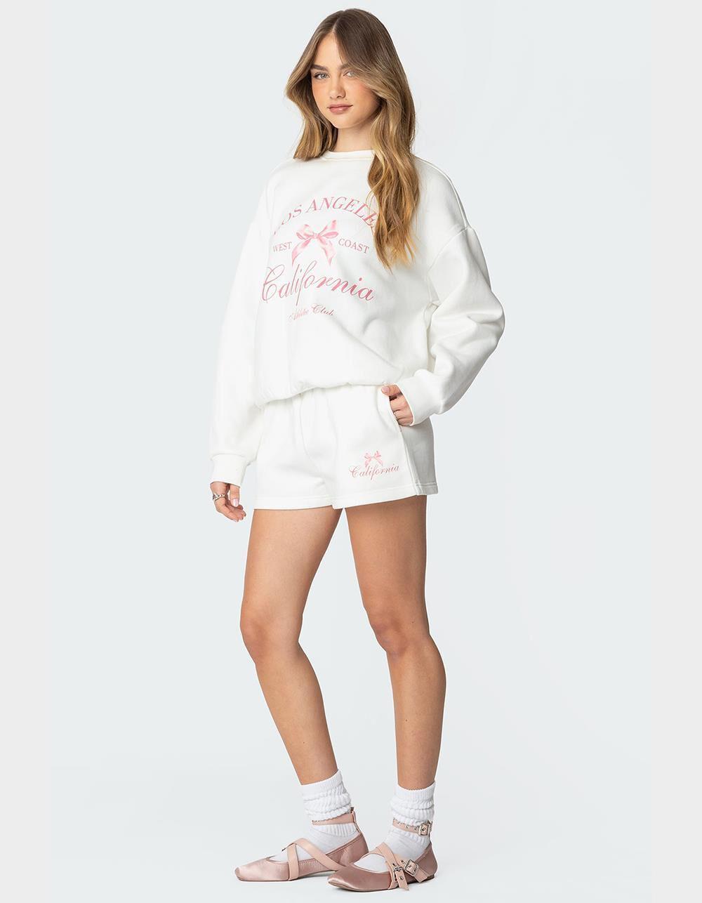 EDIKTED Cali Bow Sweatshirt Product Image