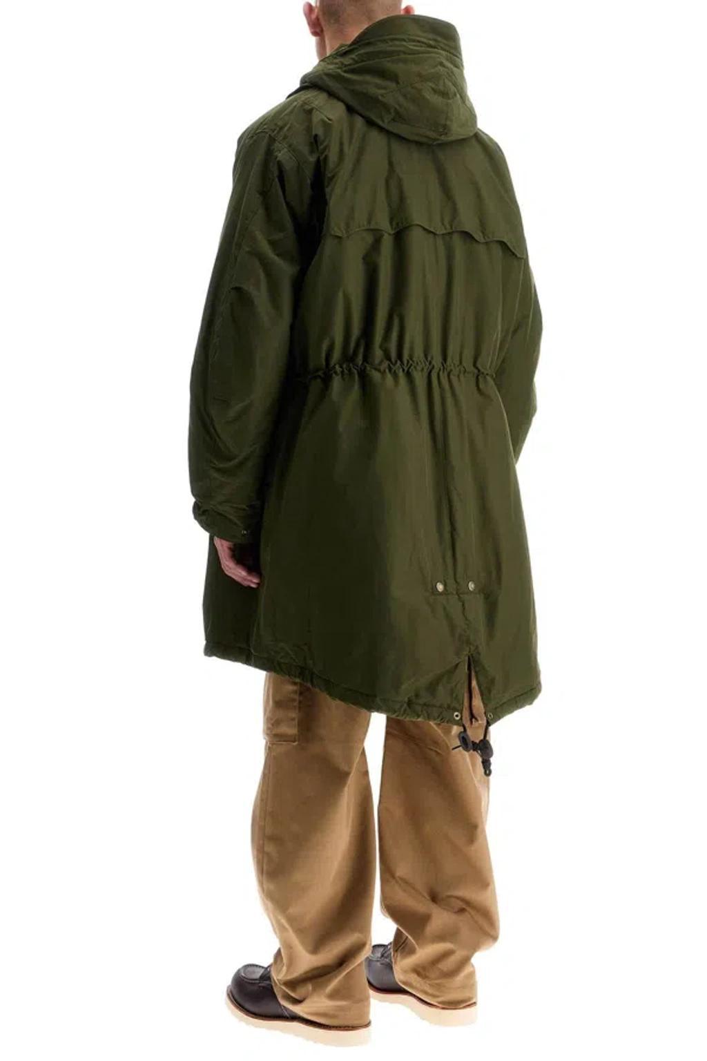 BARBOUR X Baracuta Mods Fishtail Parka In Green Product Image