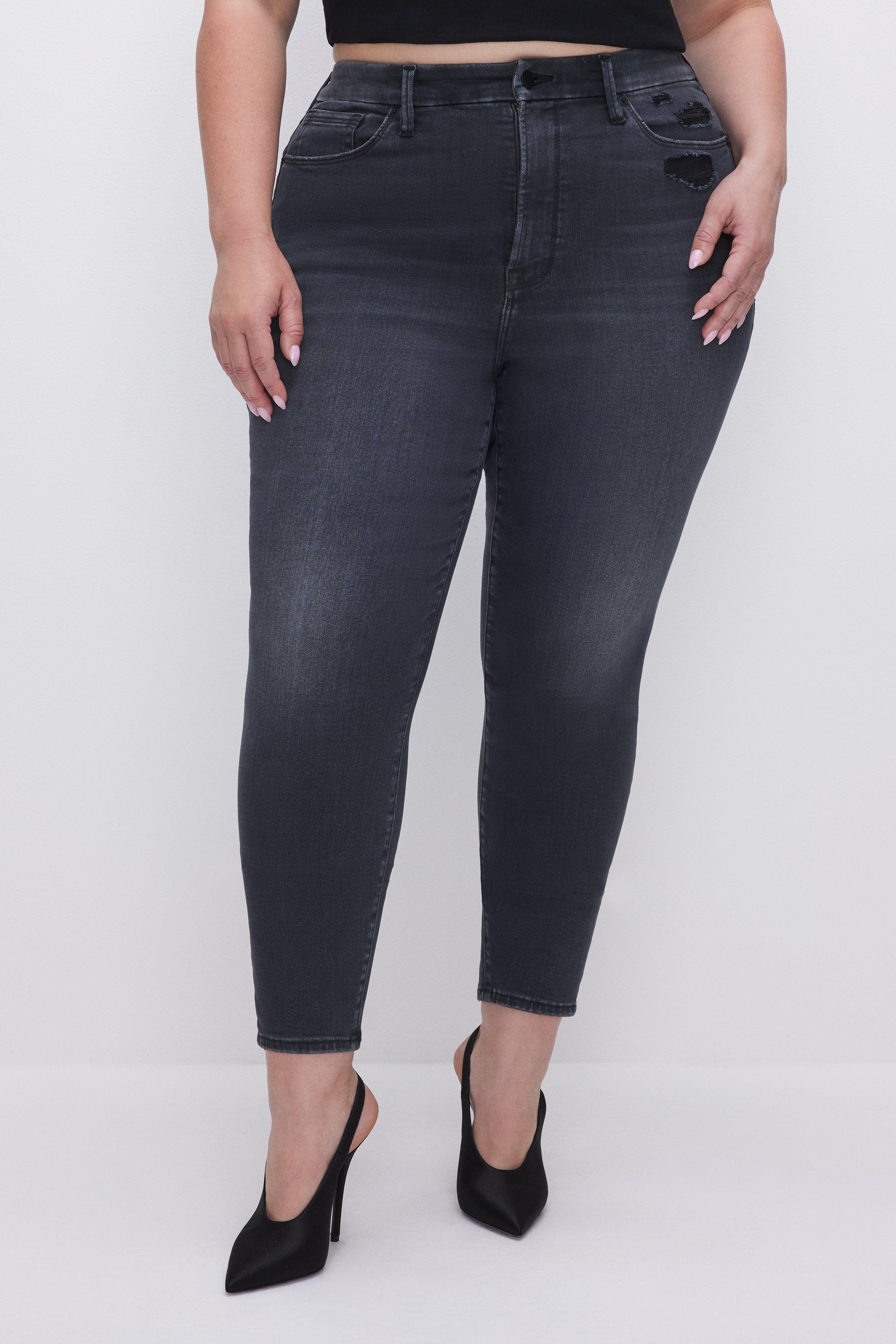 ALWAYS FITS GOOD LEGS SKINNY CROPPED JEANS | BLACK325 Product Image