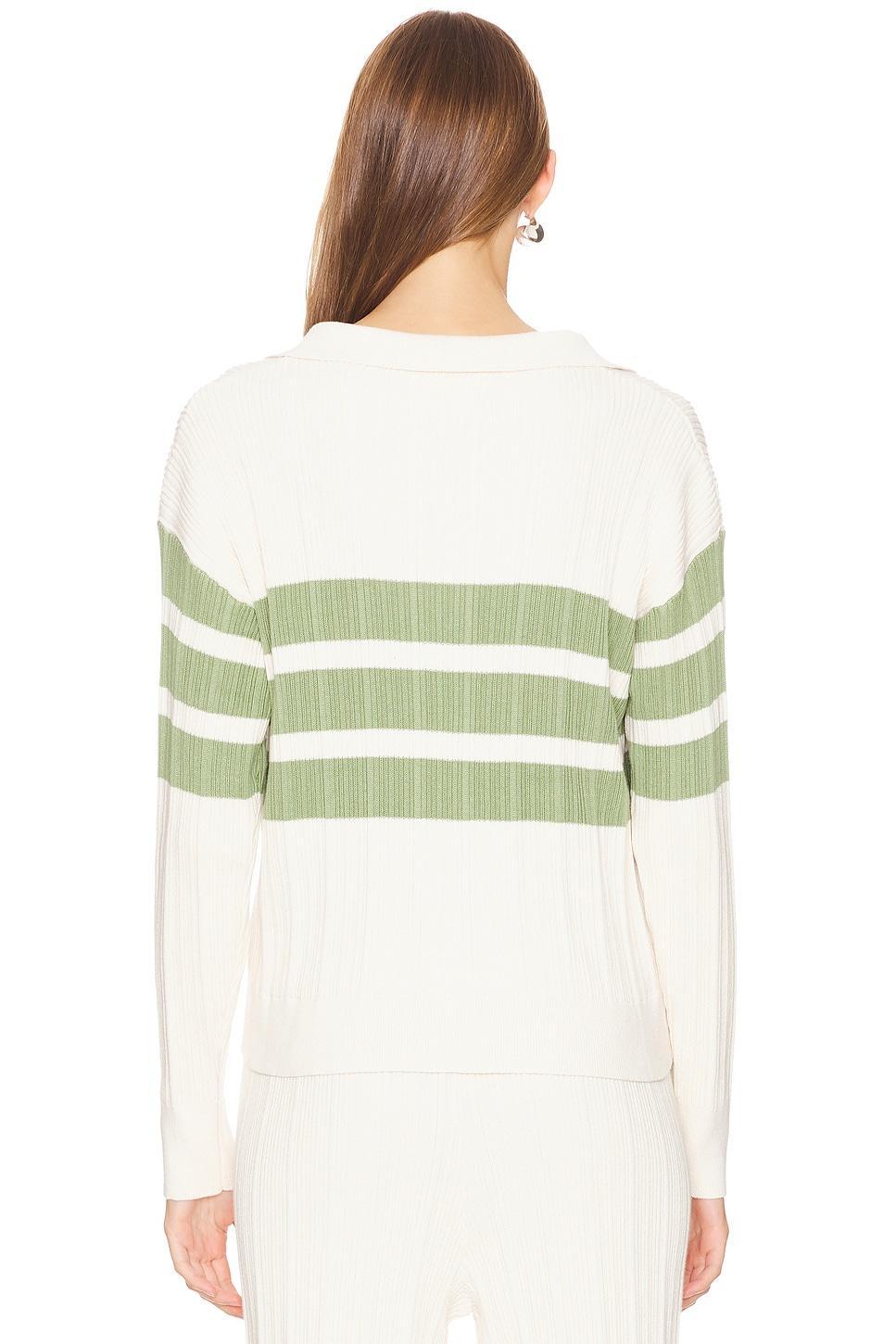 The Heloise Knit Jumper in Creme Pistachio Sancia Product Image