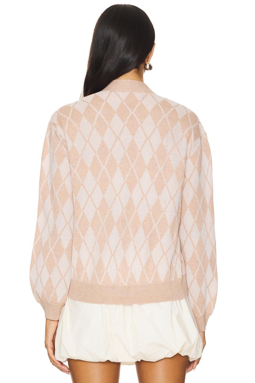 Cassidy Argyle Cardigan For Love & Lemons Product Image