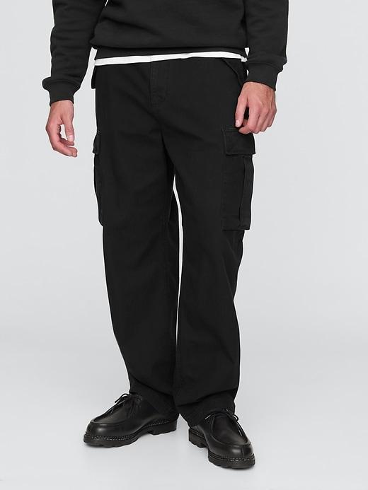 Herringbone Utility Cargo Pants Product Image