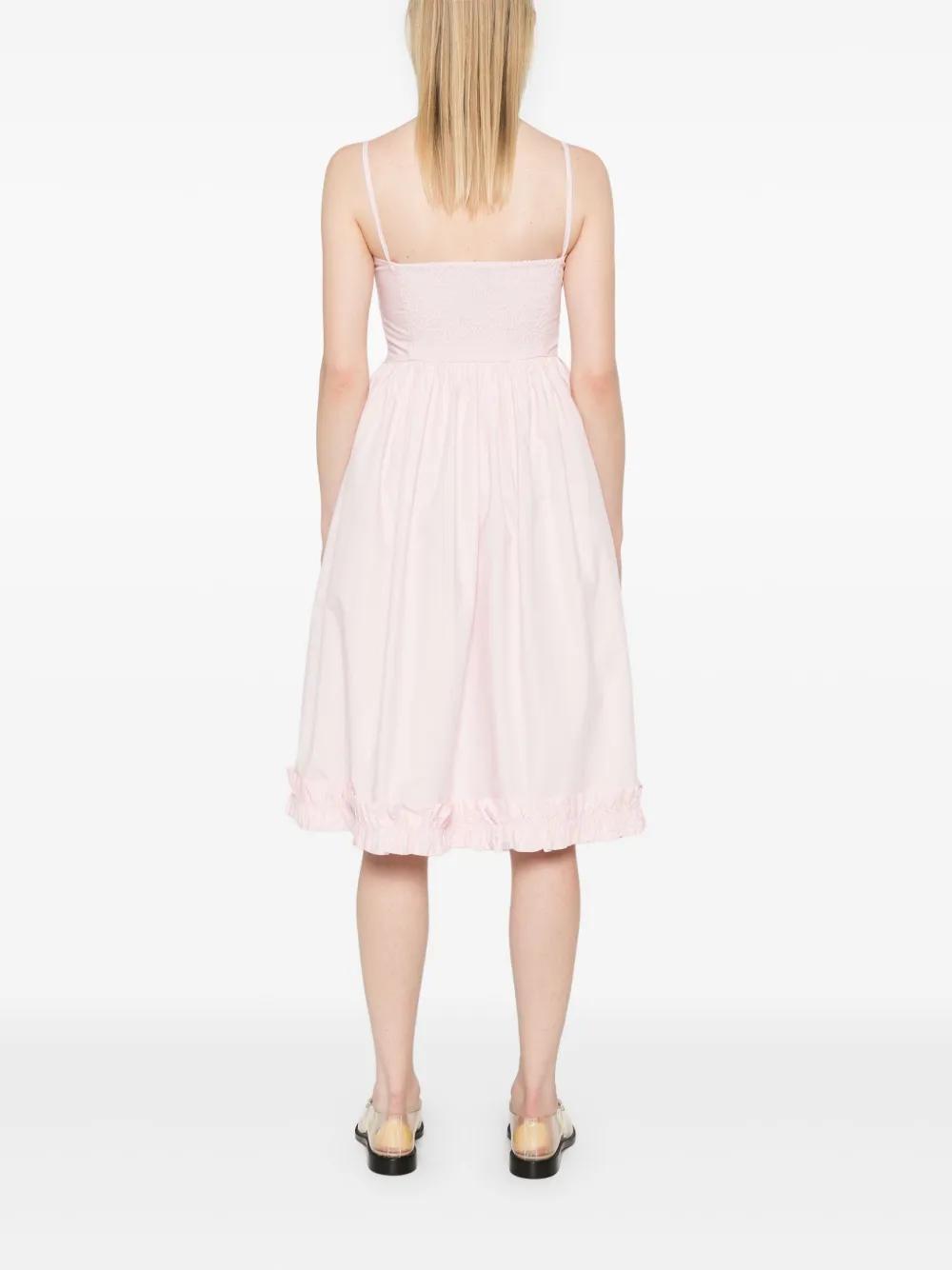 poplin strap midi dress Product Image