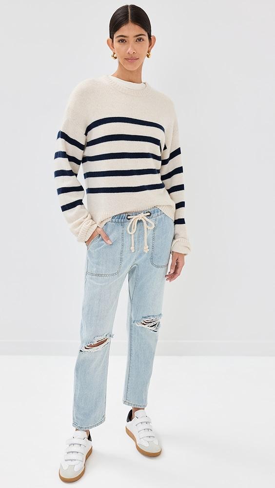 One Teaspoon Shabbies Drawstring Boyfriend Jeans | Shopbop Product Image