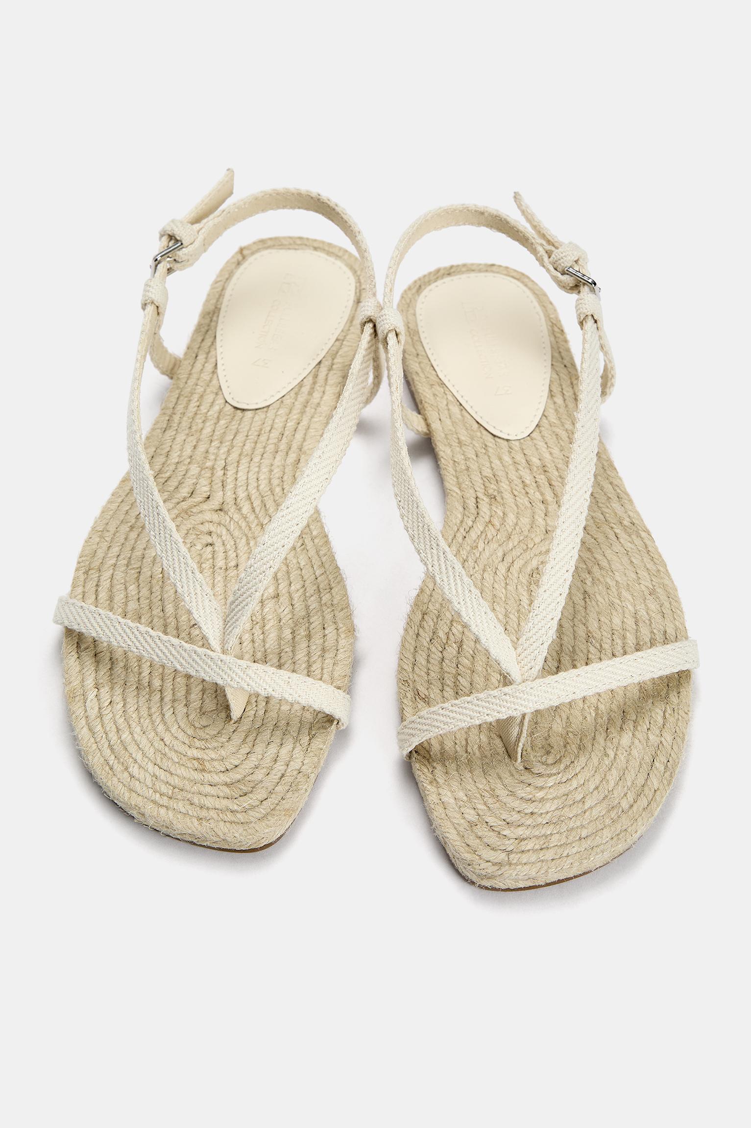 Jute flat sandals Product Image