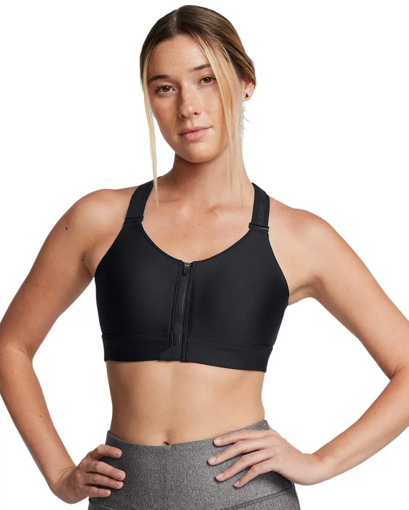 Womens UA Infinity 2.0 High Zip Sports Bra Product Image