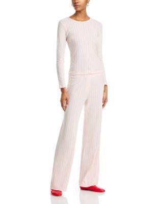 Pointelle Long Sleeve Top Product Image