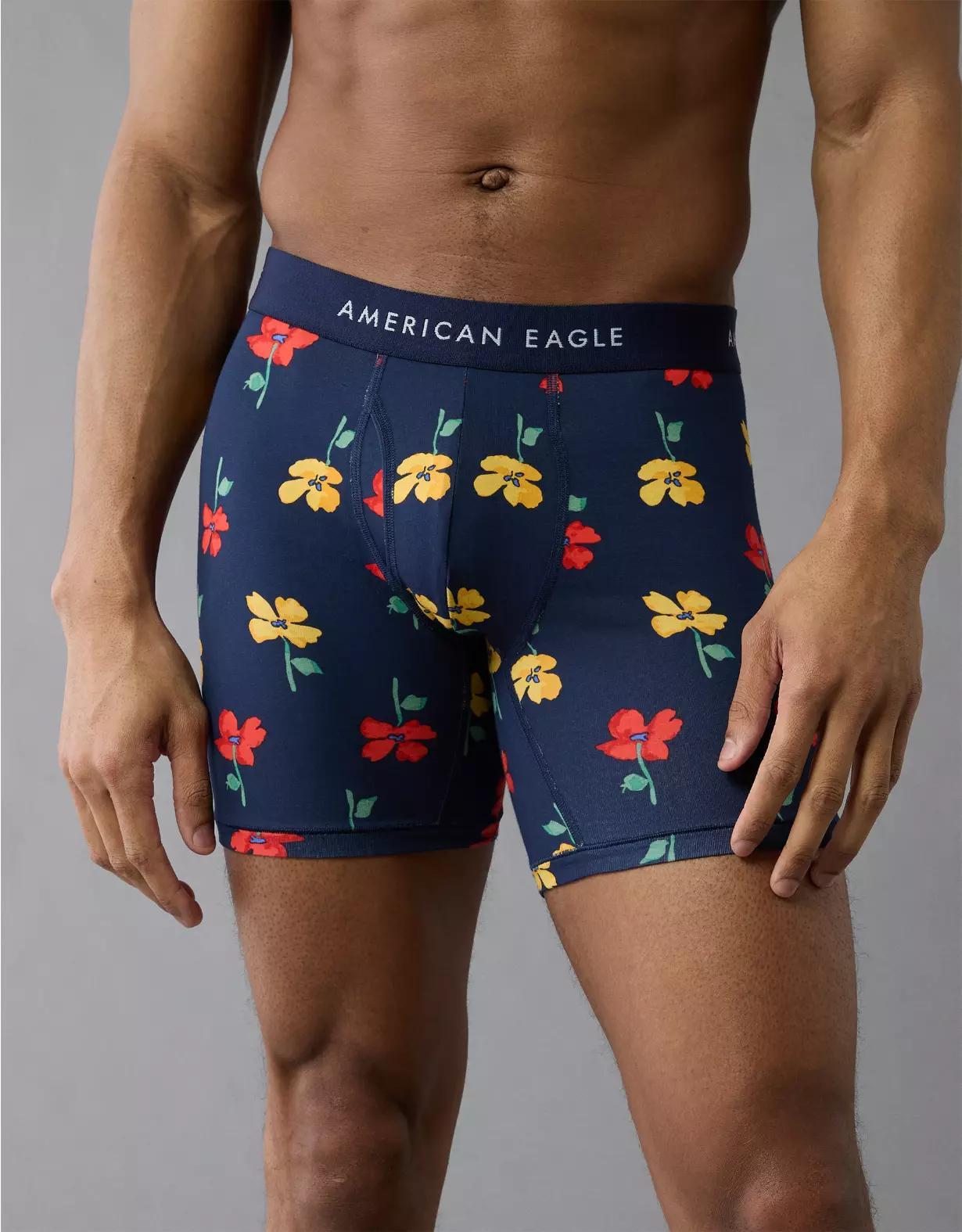 AEO Men's Floral 6" Classic Boxer Brief Product Image
