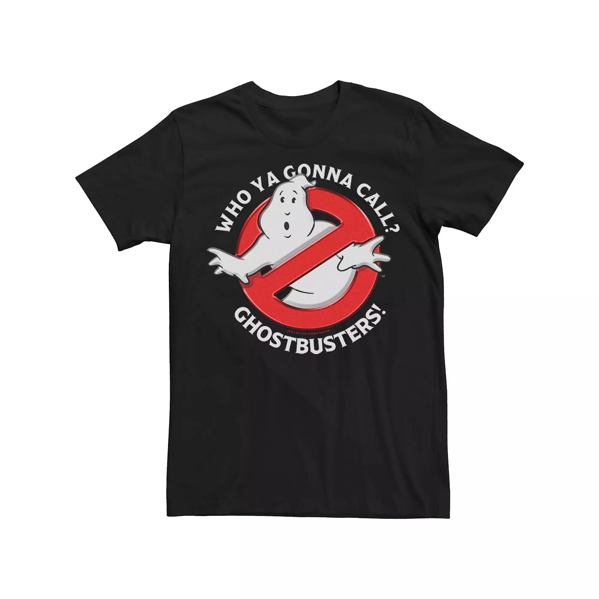 Big & Tall Ghostbusters Who Ya Gonna Call Poster Tee, Men's, Size: 5XL, Black Product Image