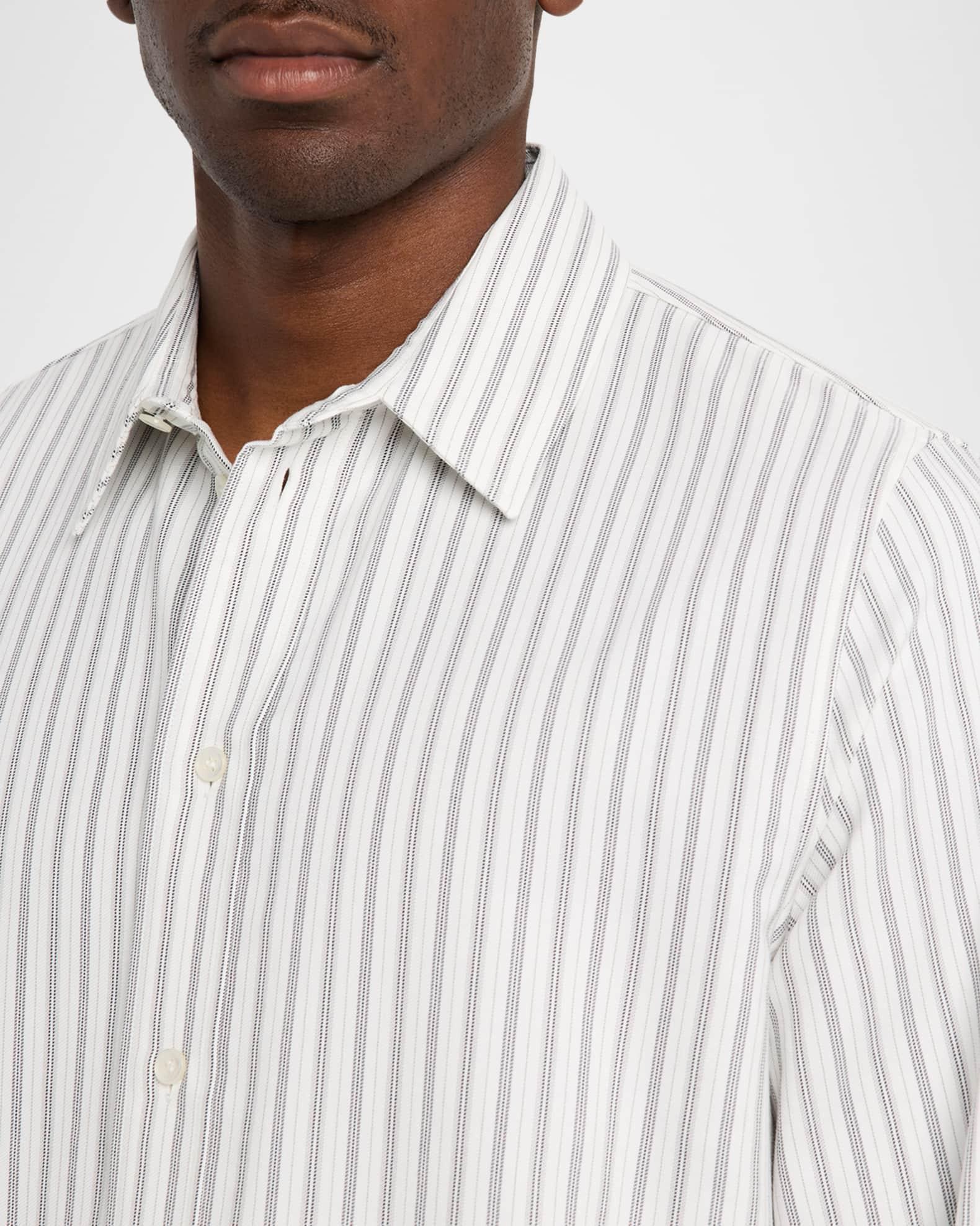 Men's Striped Sport Shirt Product Image