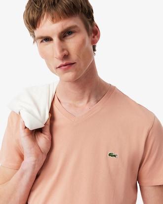 Men's Lightweight Pima Cotton V-Neck T-Shirt Product Image