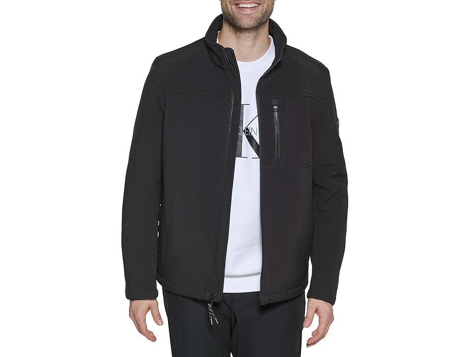 Calvin Klein Calvin Klein Men's Water Resistant Soft Shell Open Bottom Jacket (Standard and Big Tall) Men's Jacket Product Image