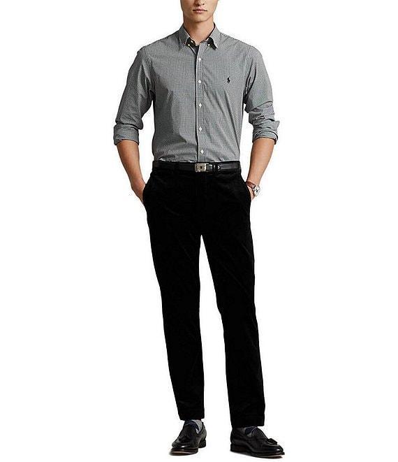 Polo Ralph Lauren Slim-Fit Stretch Checked Poplin Long Sleeve Woven Shirt Product Image