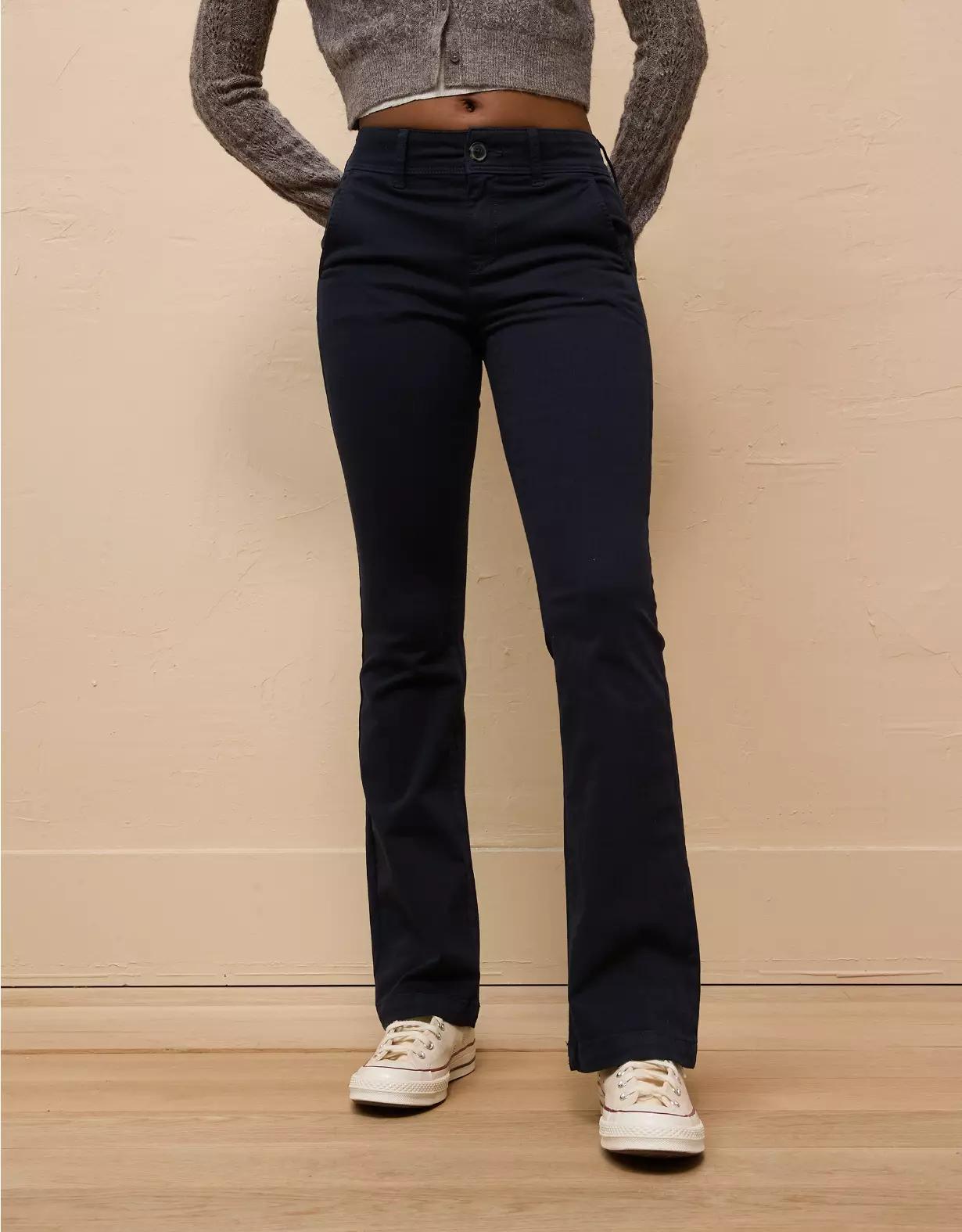 AE Stretch High-Waisted Kick Boot Trouser Product Image