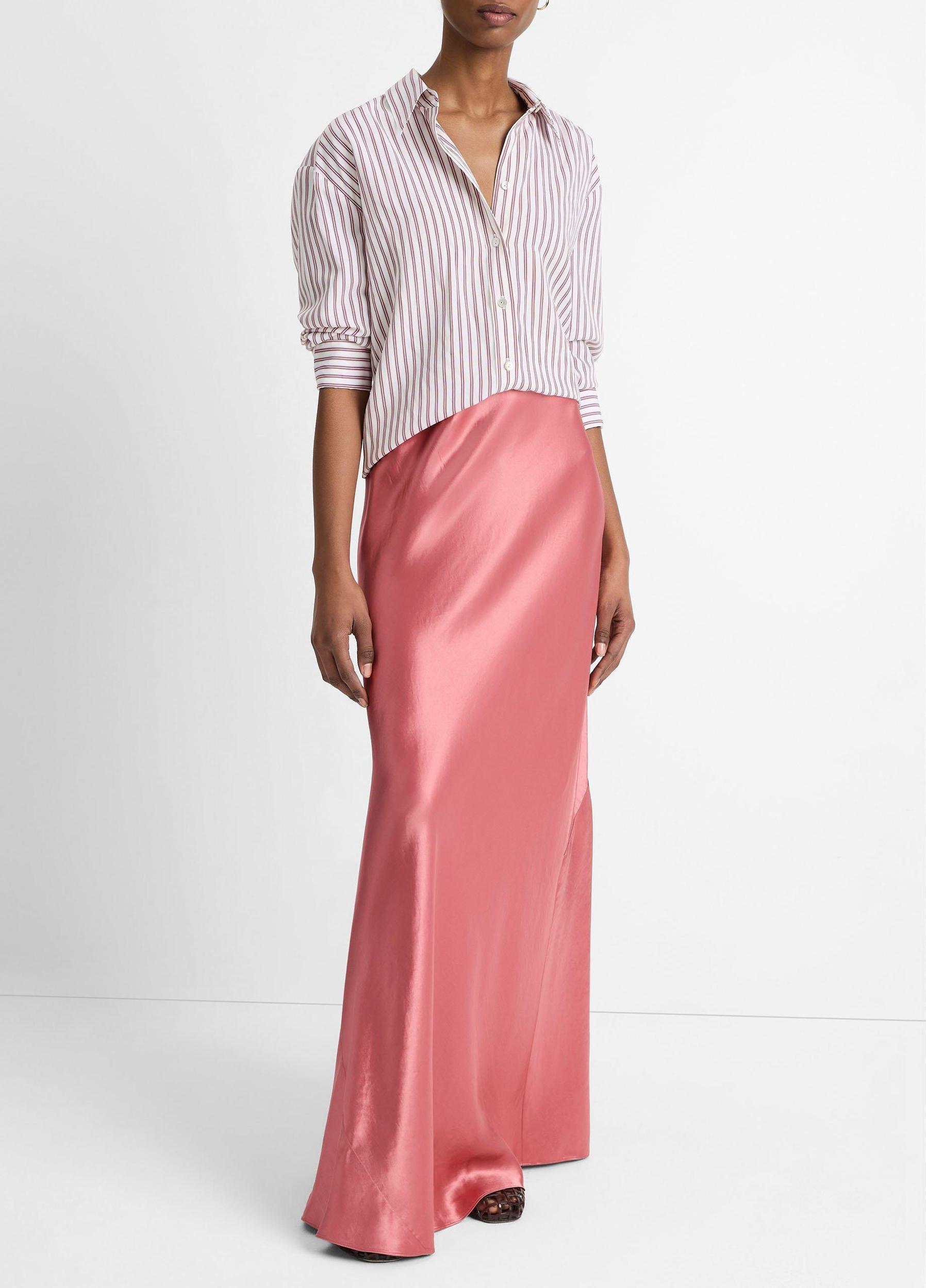 Satin Maxi Skirt Product Image