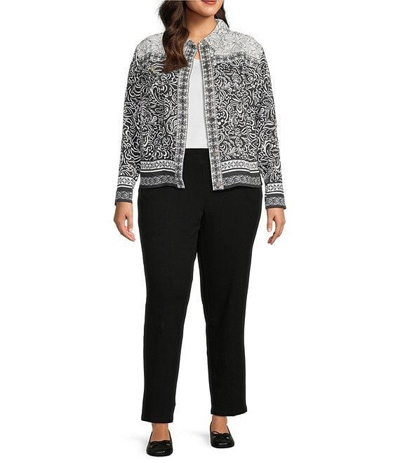 Ruby Rd. Plus Size Knit Scoop Neck Sleeveless Tank Product Image