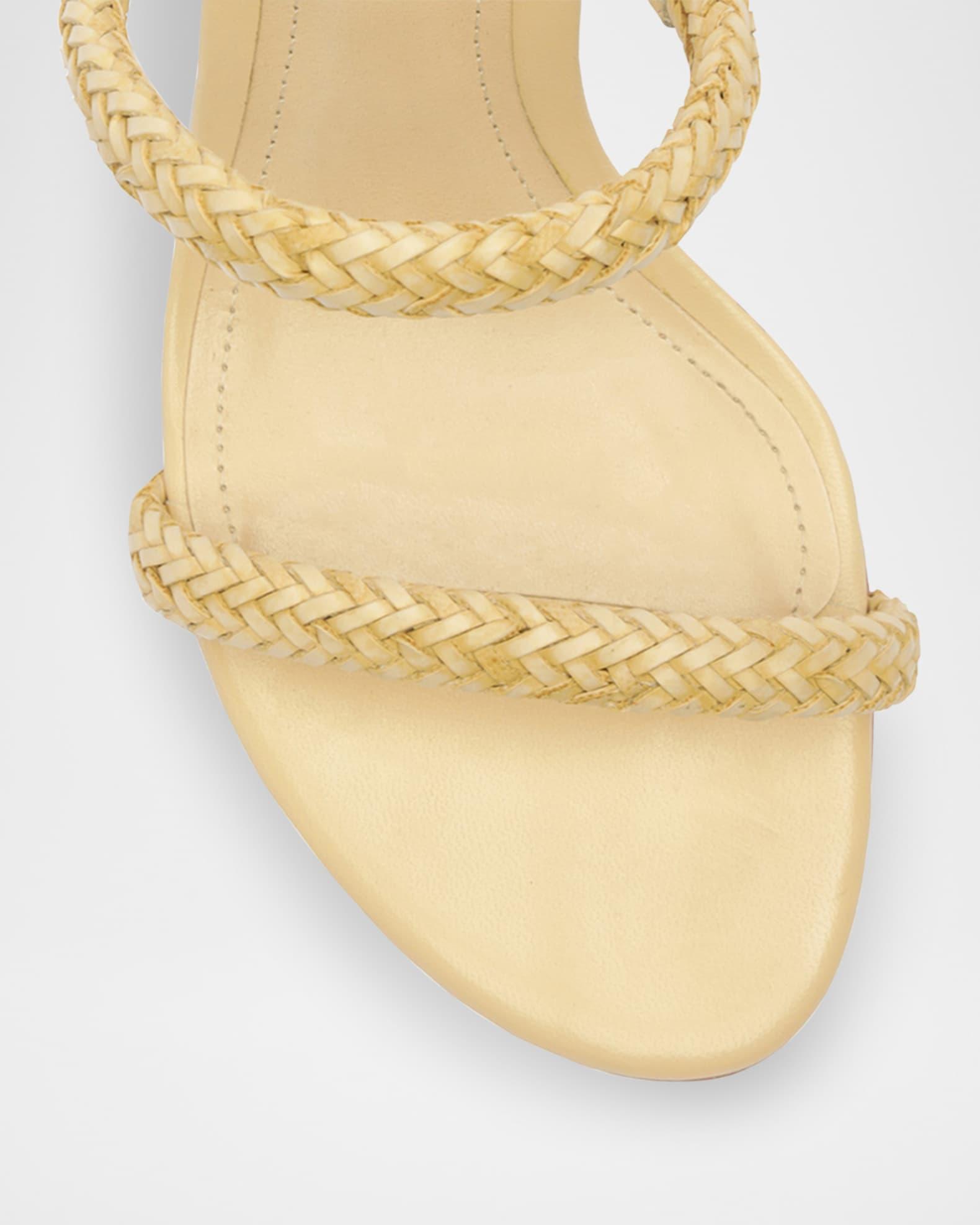 Taliah Woven Leather Dual-Band Sandals Product Image