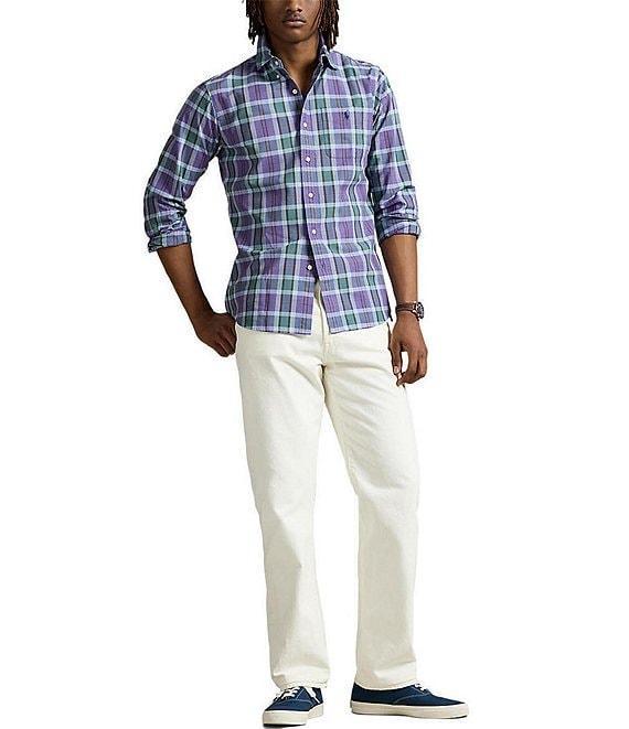 Polo Ralph Lauren Classic Fit Multi Plaid Oxford Long Sleeve Woven Shirt Product Image