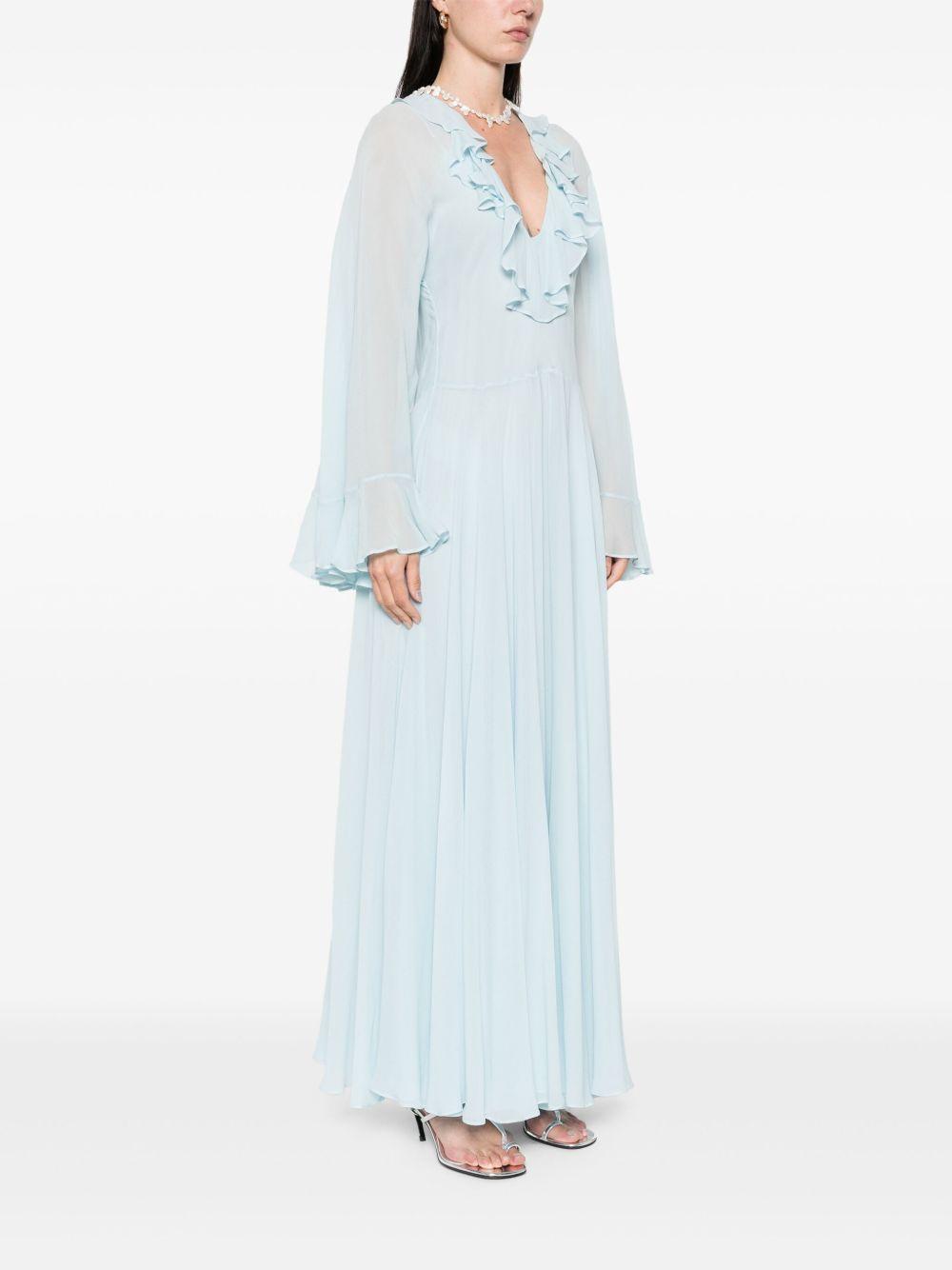 ruffle-detailed maxi dress Product Image