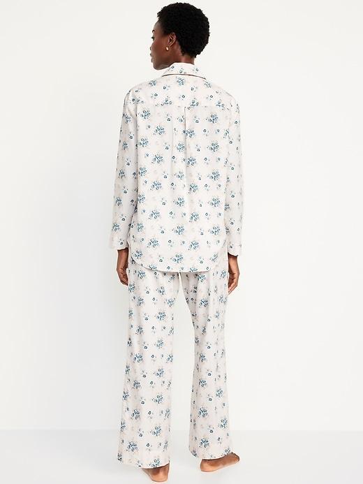 Poplin Pajama Pant Set Product Image