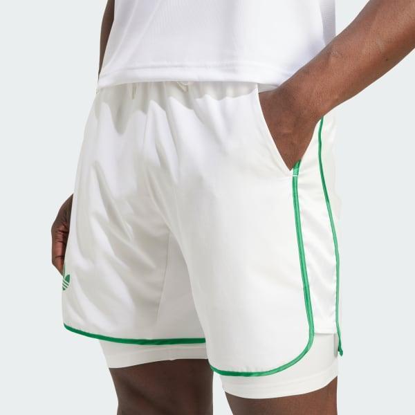 adidas Tennis Climacool Shorts Set White L 7 Mens Product Image
