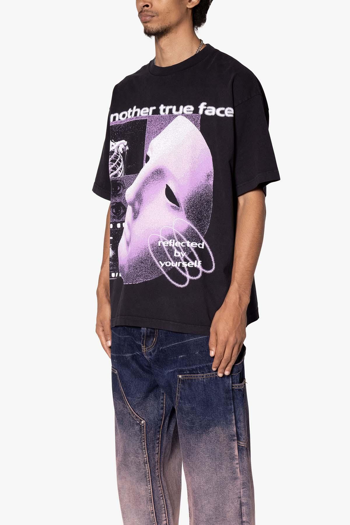 Another True Face Tee - Washed Black Product Image