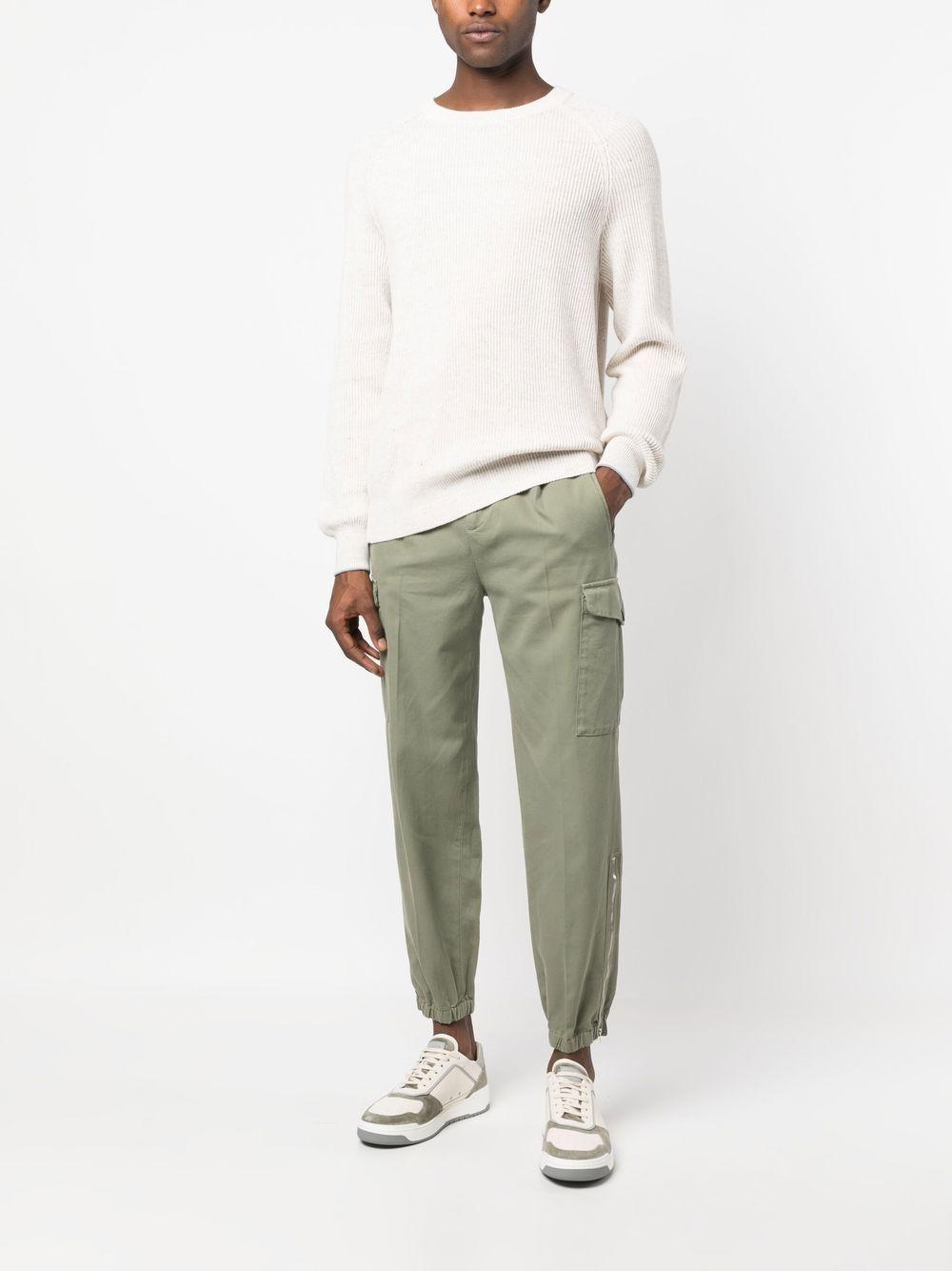 zip-cuff cargo trousers Product Image