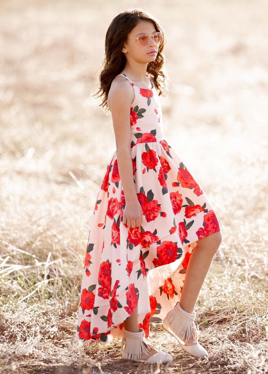 Pearl Dress in Shell Floral Girls Product Image