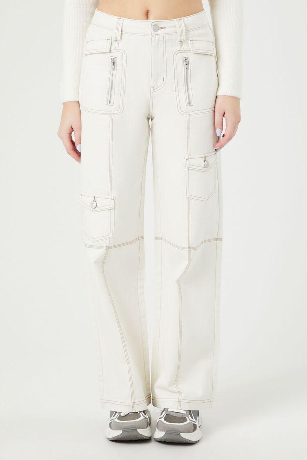 Straight-Leg Cargo Pants | Forever 21 Product Image