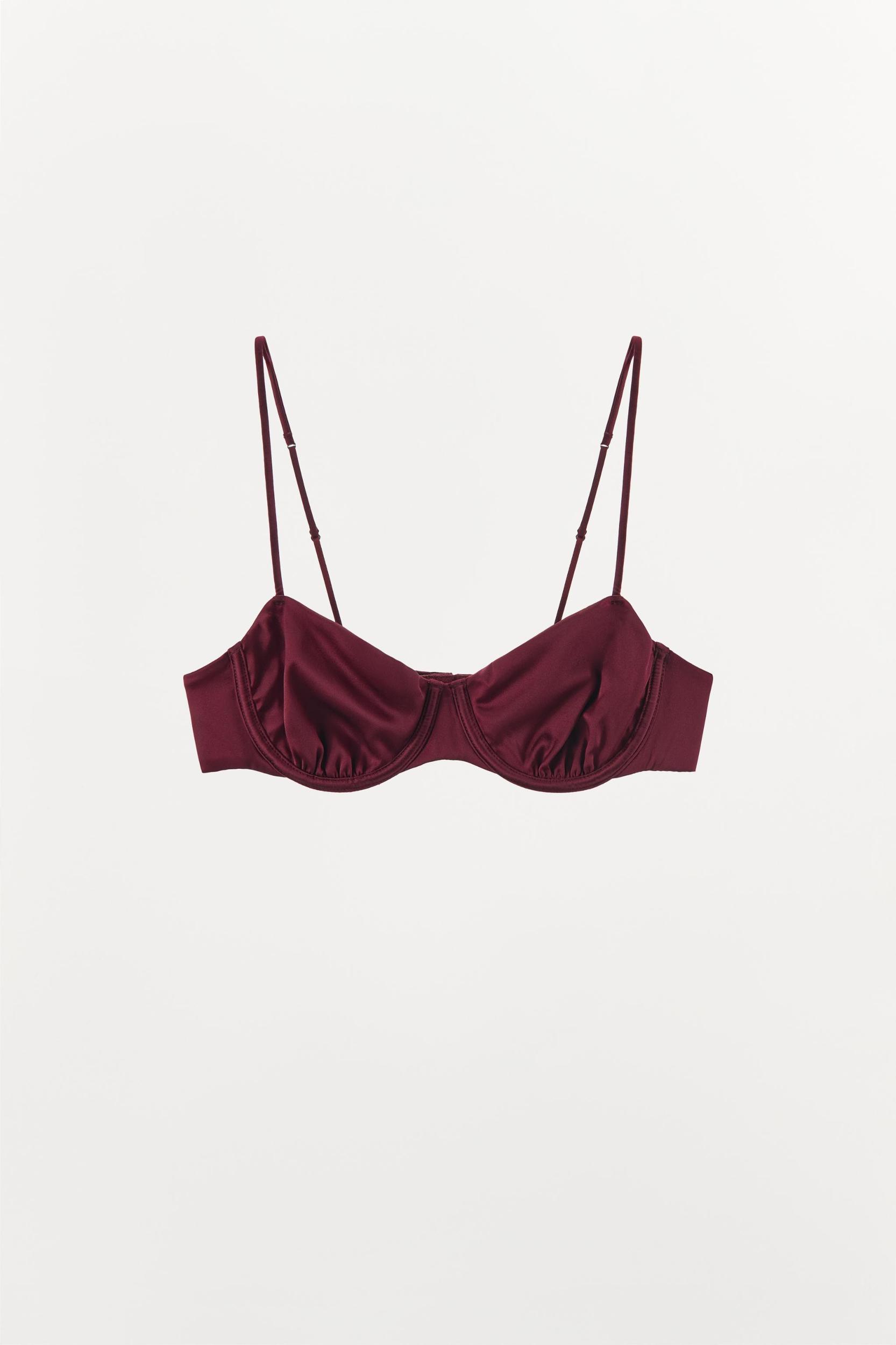 SILK UNDERWIRE BRALETTE Product Image