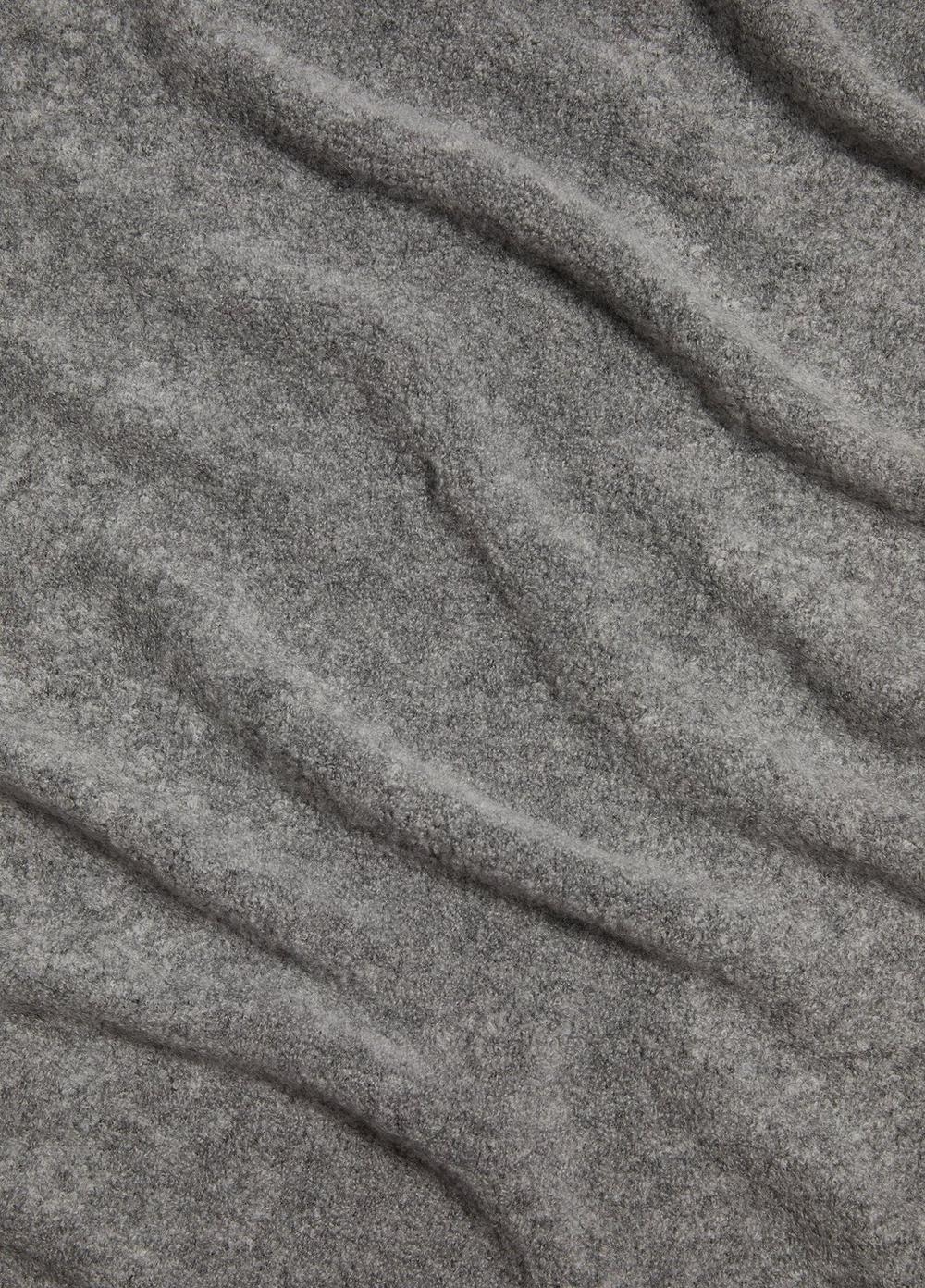 Merino Wool-Blend Bouclé Oversized Scarf Product Image