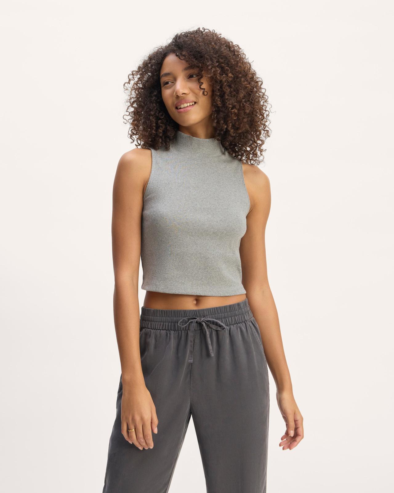 Womens Ribbed Mockneck Tank Sweater by Everlane Product Image