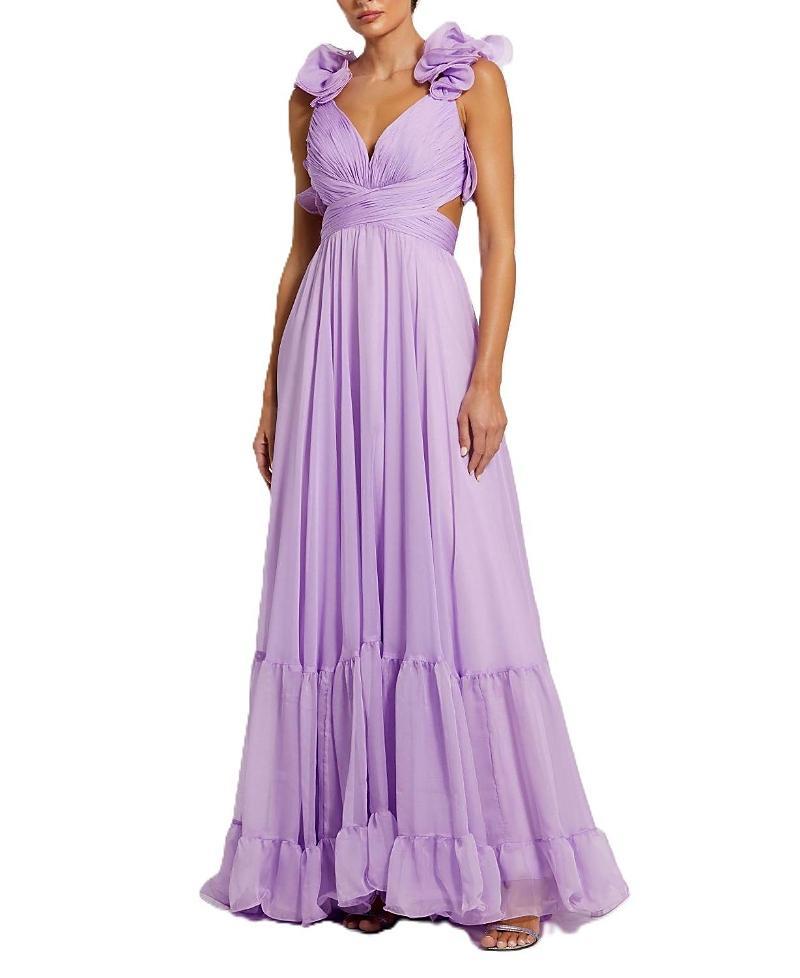 Womens Ieena Cutout Chiffon Gown Product Image