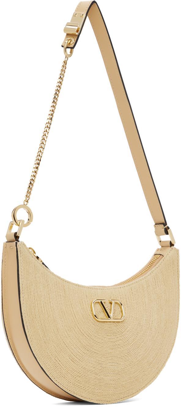 VALENTINO GARAVANI Beige Vlogo Signature Mini Bag In O39 Naturale/sahara Product Image