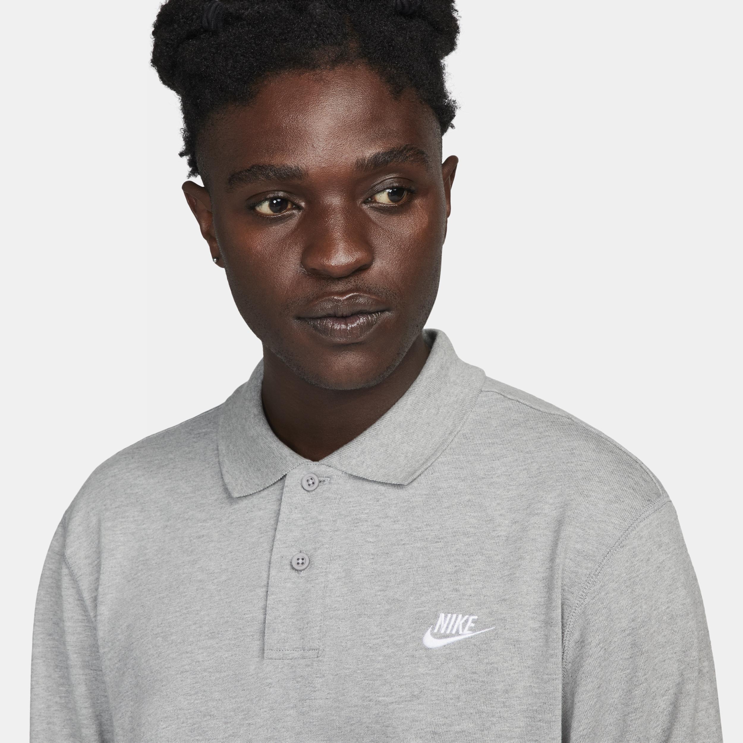 Nike Club Men's Long-Sleeve Knit Polo Product Image