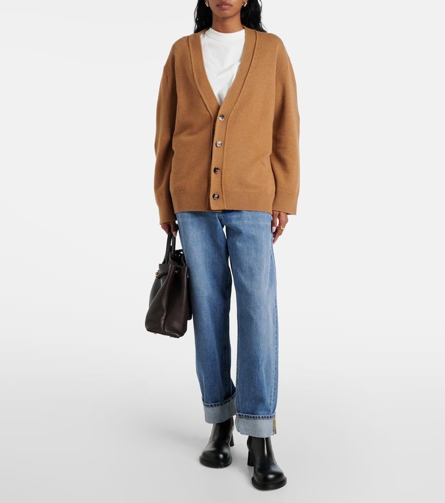 BOTTEGA VENETA Cashmere Cardigan In Beige Product Image