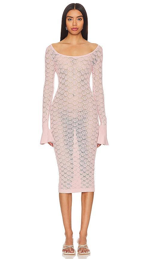 Netia Long Sleeve Midi Dress Tularosa Product Image