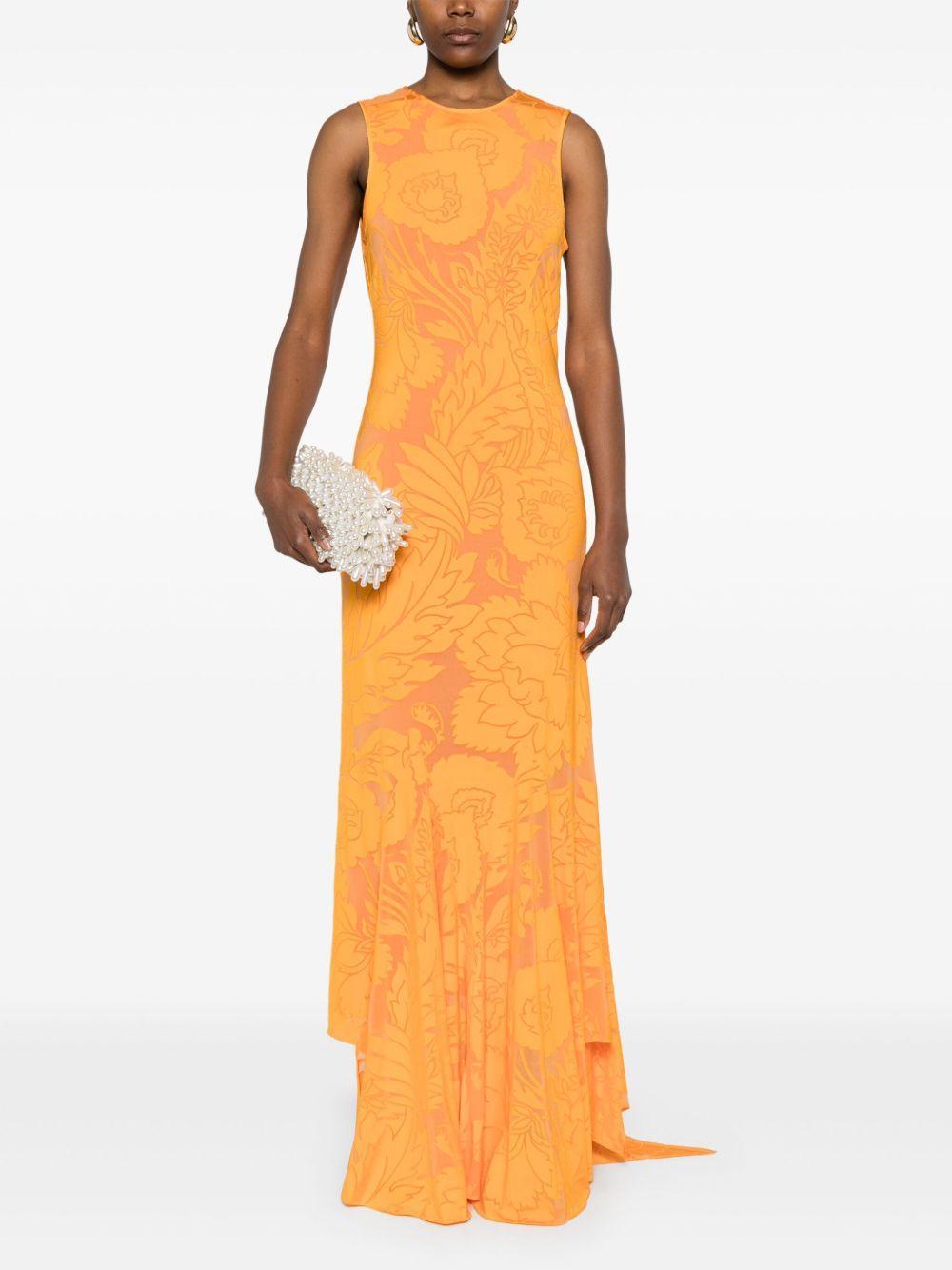 jacquard maxi dress Product Image